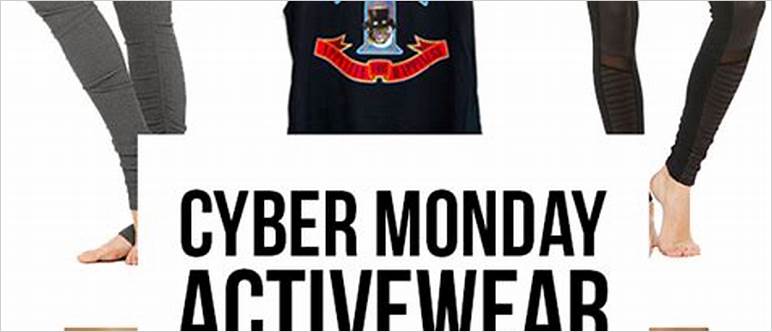 Cyber monday activewear